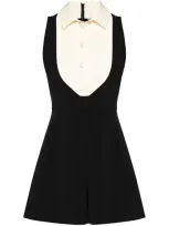 Max Mara Black Stretch Polyester Snack Jumpsuit