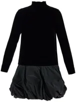 Max Mara Velvet Osso In Black