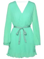 Max Mara Visita Green Polyester Dress