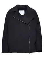 Max Mara Zip Detailed Long In Black