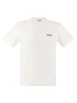 Mc2 Saint Barth Gary - T-shirt In Terry Fabric In White