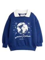 Mini Rodini Kids' Graphic-print Sweatshirt In Blue