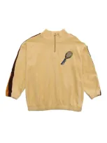 Mini Rodini Kids' Ocher Sweatshirt In Yellow