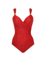 Miraclesuit Swim Women's Razzle Dazzle Siren One-piece Swimsuit In Cayenne