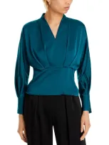 Misook Batwing Sleeve Blouse In Spruce