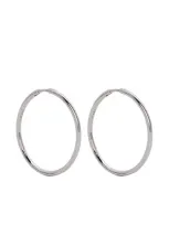 Missoma Medium Hoop Earrings In Silver