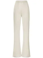 Missoni High-waisted Flared Trousers In Neutrals