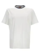 Missoni Dyed Cotton Jersey T-shirt In White