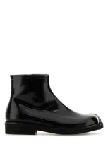 Mm6 Maison Margiela Anatomic Ankle Boots In Black