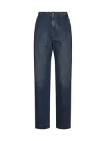 Mm6 Maison Margiela Denim Zip In Blue