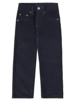 Molo Kids' Argo Cotton-blend Cargo Pants In Oceanic