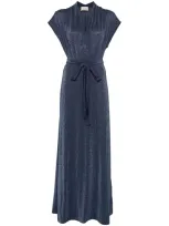 Momoní Cotonaria Maxi Dress In Blue