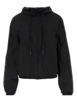 Moncler Cassie Hooded Jacket In Black