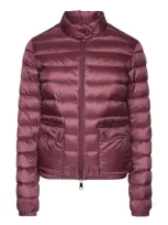 Moncler Lans Down Jacket In Burgundy