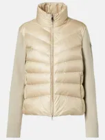 Moncler Daunenjacke Aus Wolle In Light Beige