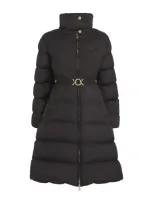 Moncler Brou Tech Down Jacket In Black