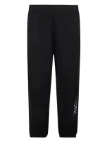 Moncler Logo Print Track Pants In Black