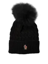 Moncler Grenoble Wool Beanie In Black