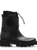 Moncler Kickstream Rain Boots In Black