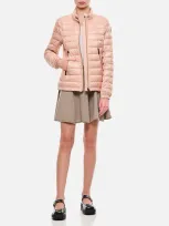 Moncler Walibi Down Filled Jacket In Pink