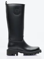 Moncler Women Kickstream High Rain Boots In Black