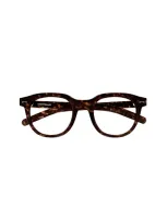 Montblanc Mb0261o Eyewear In Havana Havana Transpa