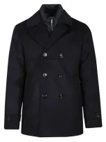 Moorer Bolgi-le Peacoat In Blue