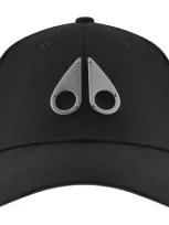 Moose Knuckles Logo Icon Cap Black In Nickel