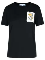 Moschino Black Cotton T Shirt