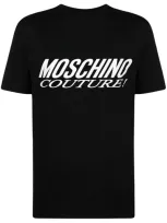 Moschino Logo-print T-shirt In Black