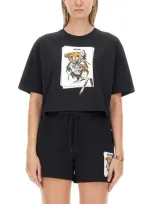 Moschino Teddy Bear T-shirt In Black