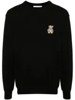 Moschino Sweaters In Black