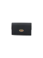 Mulberry Medium Wallet "darley" In Black  