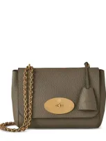 Mulberry Leather Lily Shoulder Bag In Green