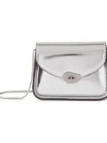 Mulberry Mini Lana On Chain In Silver