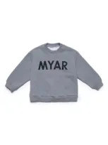 Myar Deadstock Sweatshirt Mit Logo-print In Grau