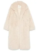 Nanushka Kilah Coat In Neutrals