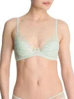 Natori Women's Flora Contour Underwire Bra 721150 In Mild Mint