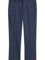 Next Kids' Plaid Dress Pants In Blue