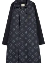 Nicholas Daley Oversize Longline Raincoat In Navy