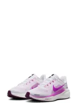 Nike Women's Pegasus 41 Road Running Shoes In White/black/hyper Violet