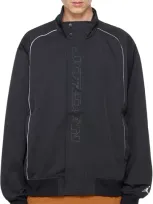 Nike Black Jordan Mvp Jacket In Black/sail