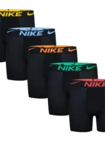 Nike Boys   Color Pop  Briefs 5 Pack In Black/black