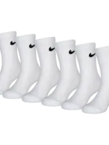 Nike Kids' Boys   Dri-fit Performance Basic Crew Socks In White/white