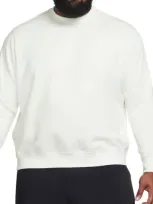 Nike Club Crewneck Sweatshirt In Sail/white