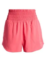 Nike Women's One Dri-fit Ultra High-waisted 3" Brief-lined Shorts In Pink