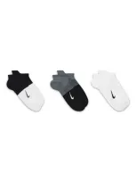 Nike Everyday Plus Lightweight Socks (3 Pairs) In Metallic