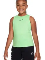 Nike Kids' Dri-fit Victory Tank In Vapor Green/black