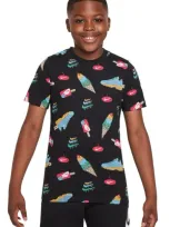 Nike Kids' Ice Cream Print T-shirt In Black