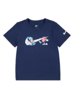 Nike Little Kids' Boxy Snowball T-shirt In Blue